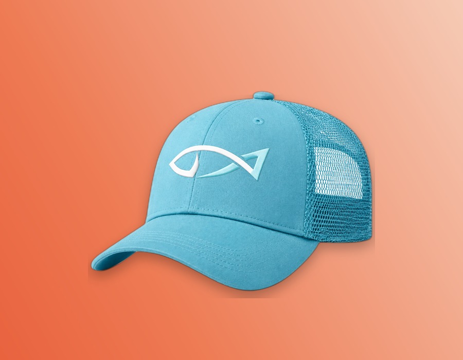 Sky trucker cap